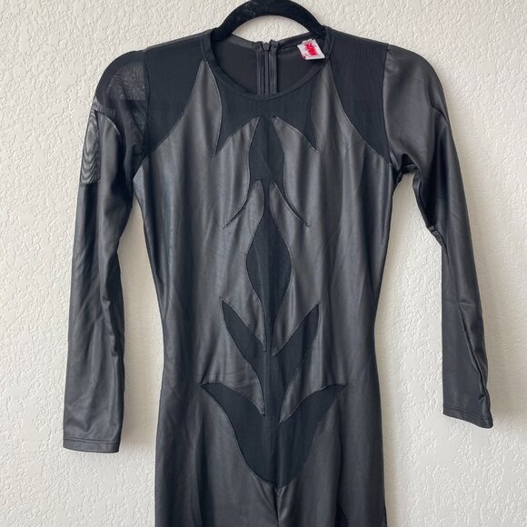 Flames  Mesh Catsuit Size Small - Picture 8 of 10